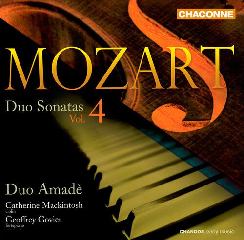 CHACONNE  
MOZART  
Duo Sonatas  
4 Vol.  

Duo Amade  
Catherine Mackintosh  
violin  
Geoffrey Govier  
fortepiano  

CHANDOS early music