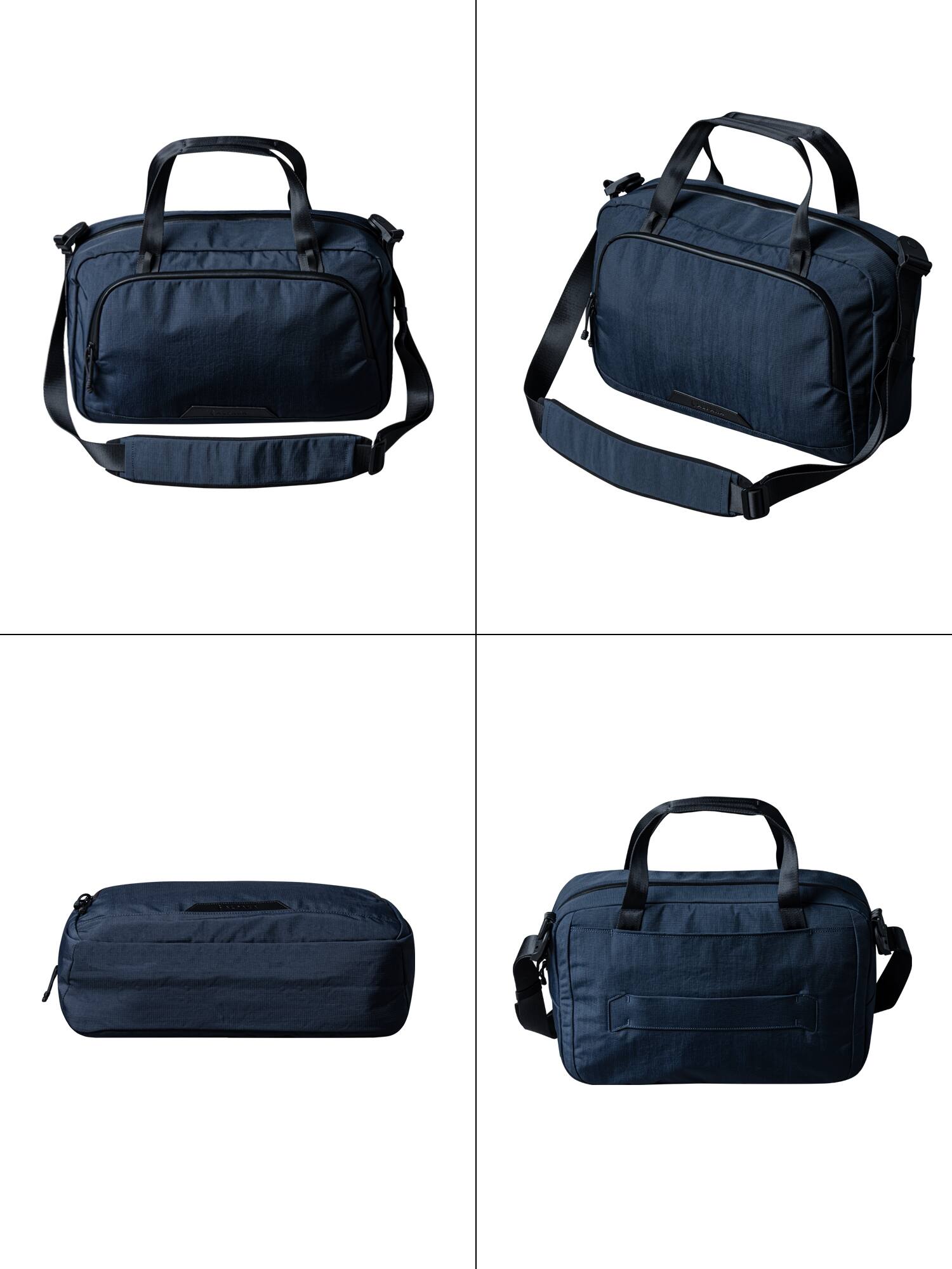 Alt View 8. ALPAKA - Bravo Brief 16 Inch Laptop Briefcase,Messenger Bag for Men and Women, Business Shoulder Bag for Work Travel - Moonlight Blue Axoflux 400D Ripstop Nylon.