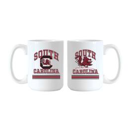 Logo Brands - South Carolina Gamecocks 15oz. Current & Throwback Mug Set - Multicolor