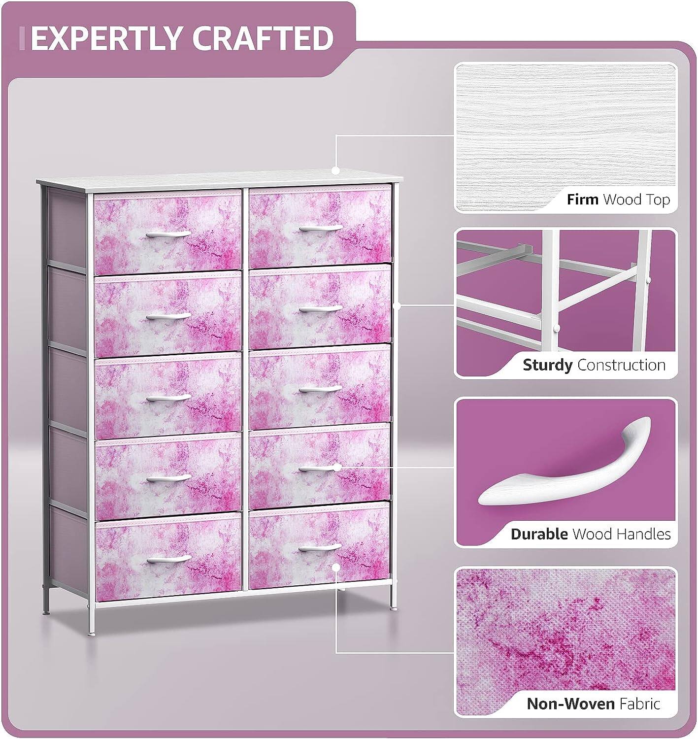 EXPERTLY CRAFTED

- Firm Wood Top
- Sturdy Construction
- Durable Wood Handles
- Non-Woven Fabric