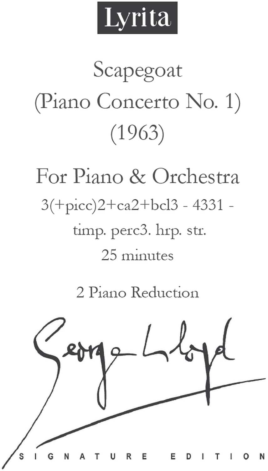 PopMarket - Piano Concerto No. 1 Scapegoat 2 Piano Reduction - Multicolor