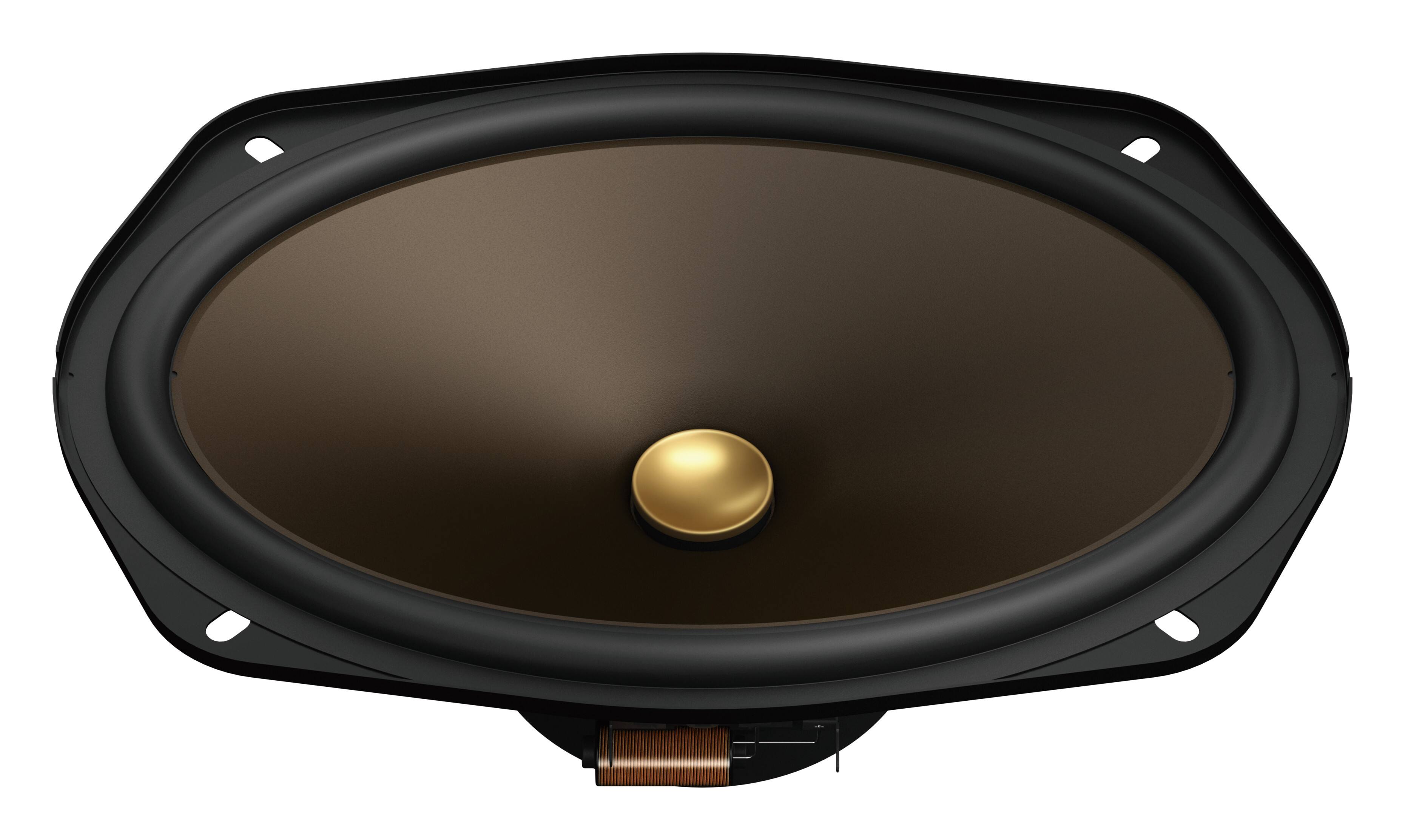 Alt View 10. Pioneer - 6" x 9" 2-way Car Speakers Aramid Fiber-reinforced IMPP cone (Pair) - Black.