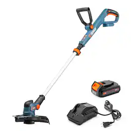 SENIX - X2 20V Max* 10" Cordless String Trimmer (2.5 Ah Battery & Charger Included) - Blue