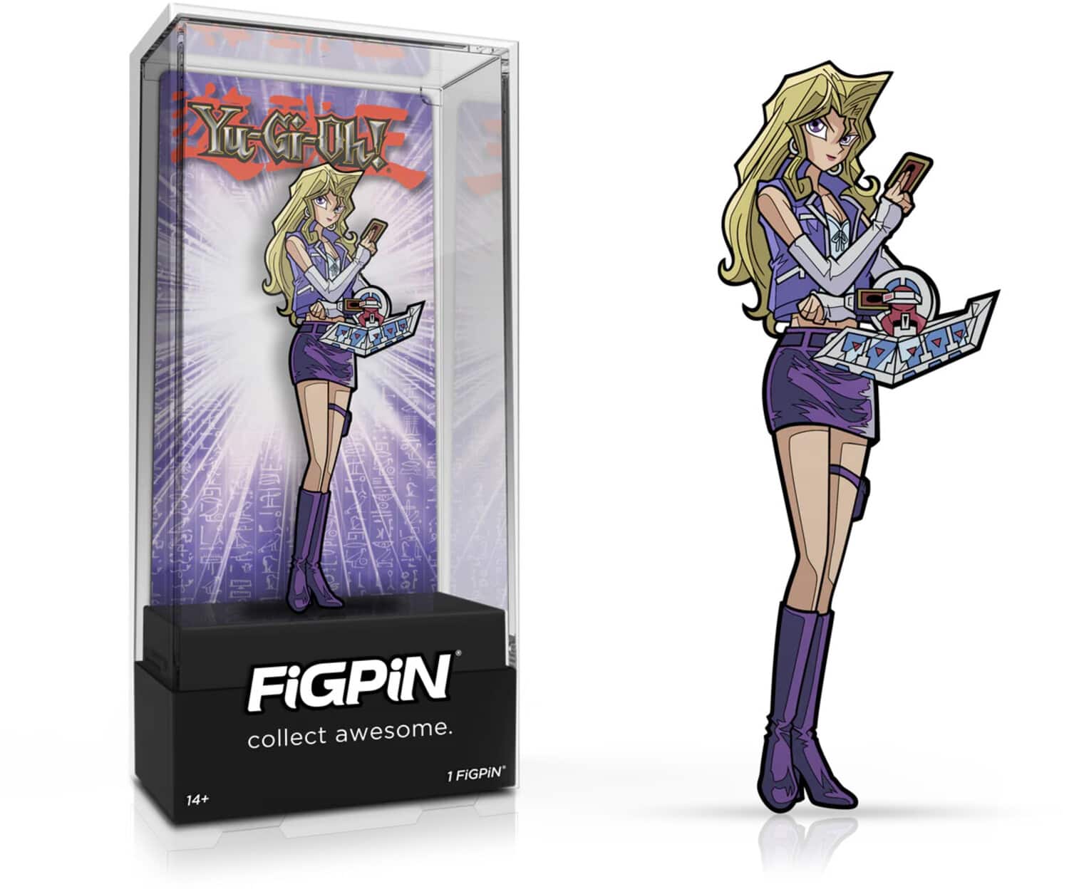 PopMarket - FiGPiN - Yu-Gi-Oh! Duel Monsters - Mai Valentine Enamel Pin (1502) - COLLECTABLES - Multicolor