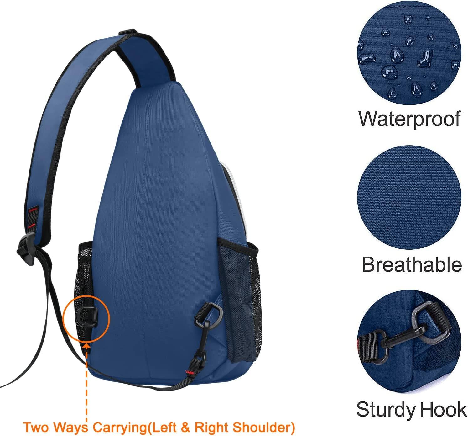 Waterproof Breathable Two Ways Carrying (Left & Right Shoulder) Sturdy Hook