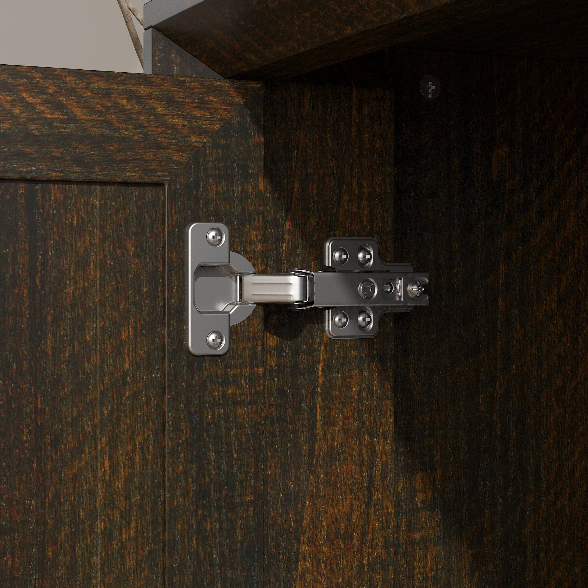 Alt View 1. Famapy - Traditional Upto 70" TV Stand with Cable Management, Storage Cabinets and Open Shelves, Classic Media Console - Brown.