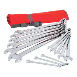 Crescent - 12 Point Metric Combination Wrench Set 14.9 in. L 15 pk