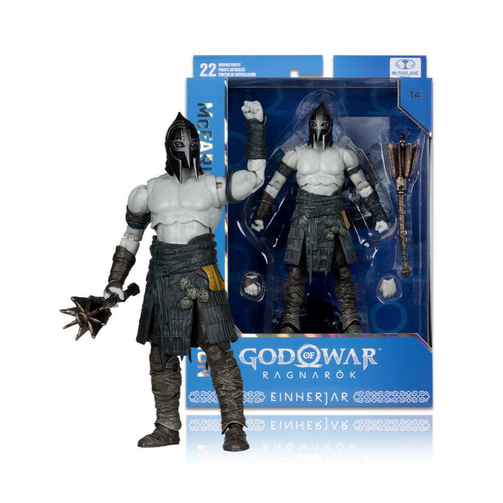 MOVING PARTS 22 POINTS DE ARTICULAÇÃO McFARLANE 14+  
GOD OF WAR RAGNAROK  
EINHERJAR