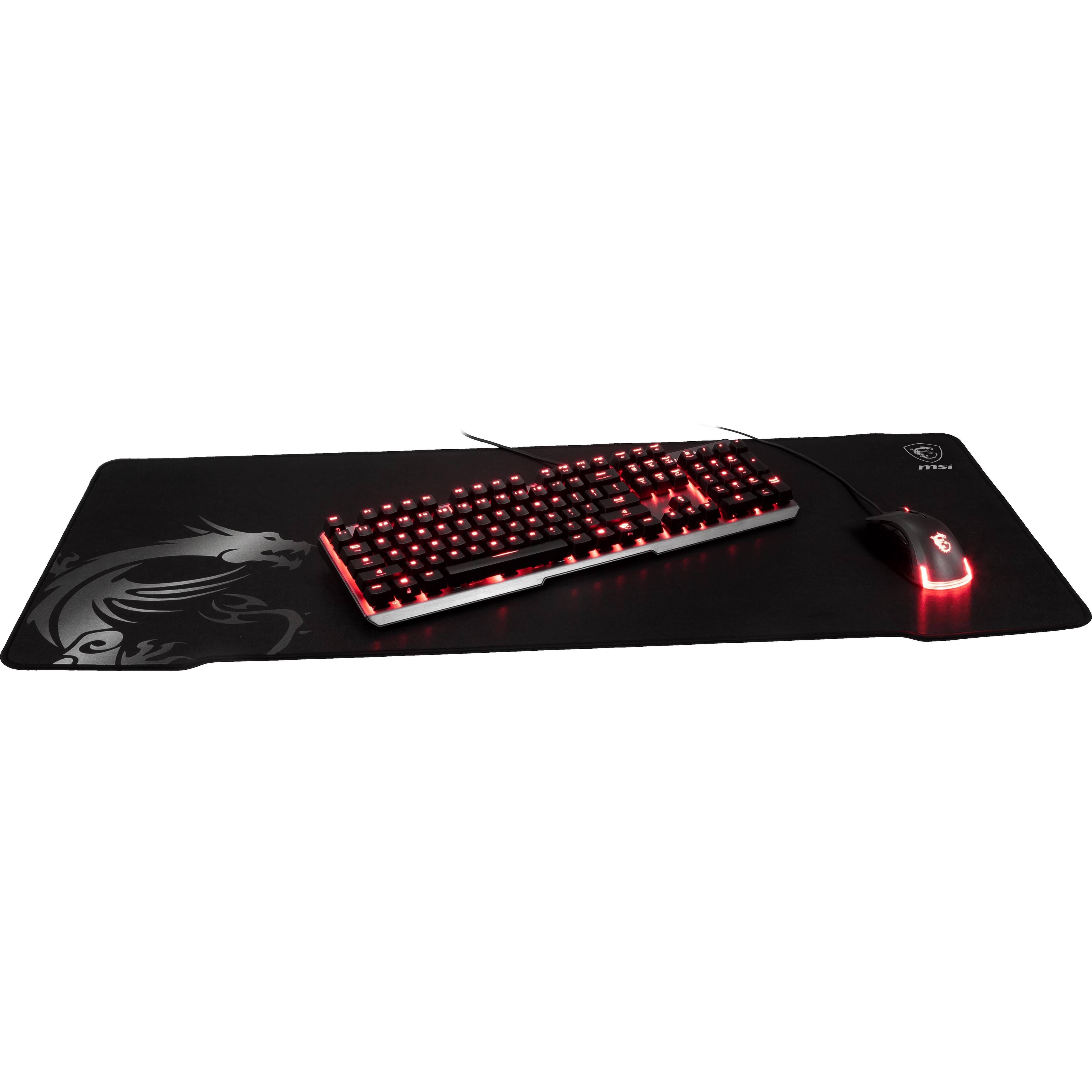 Alt View 22. MSI - AGILITY Gaming Mouse Pad - Black.