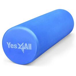 Yes4All - 18 Inch EVA Firm Foam Roller for Back Yoga and Pilates Exercises - Blue