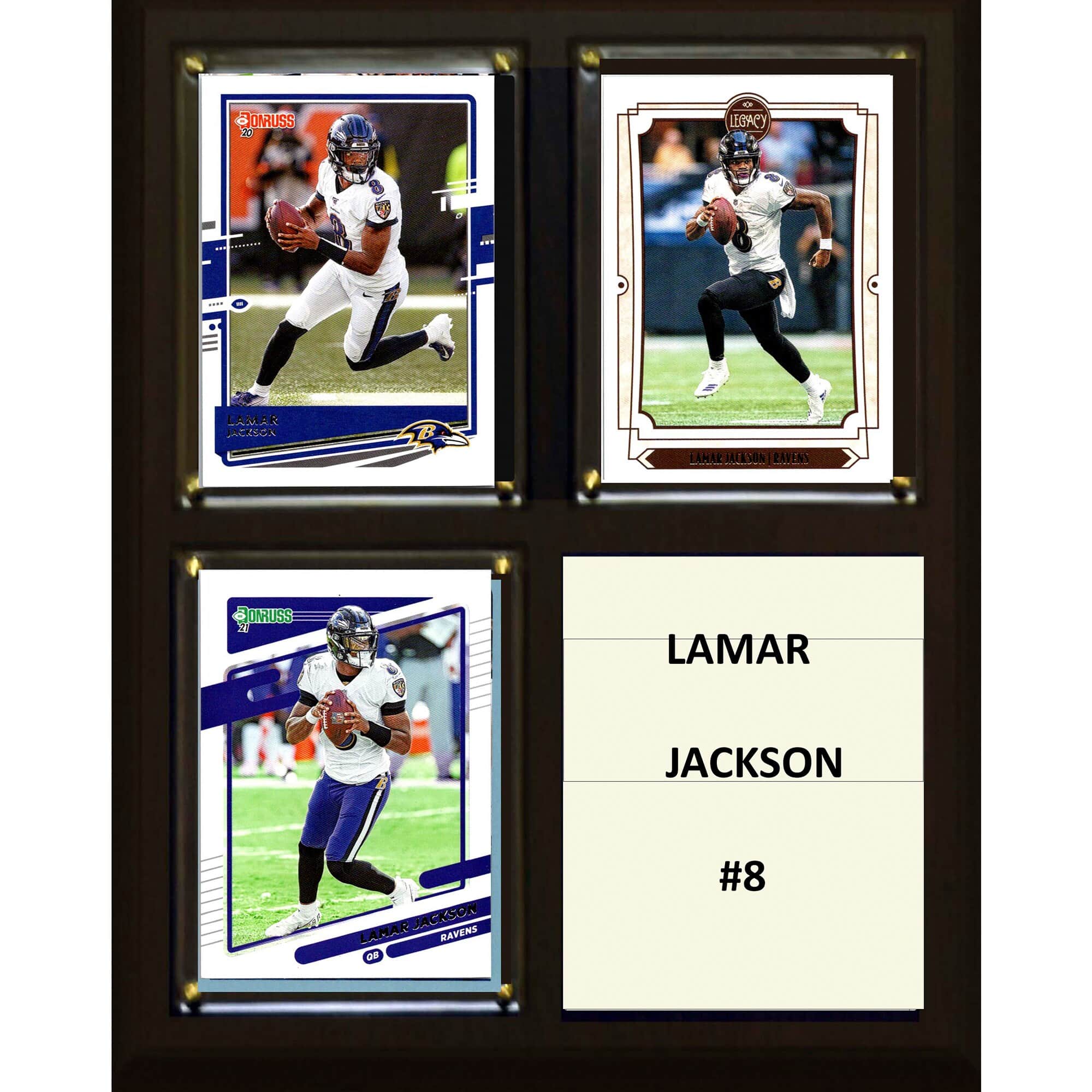 "C&I Collectibles - Lamar Jackson Baltimore Ravens 8"" x 10"" Trading Card Plaque - Multicolor" price history on PriceWatchPro