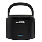 Front. Brentwood - Brentwood Elb-600bk 110-volt 50-watt 0.625-qt. Portable Leakproof Electric Lunch Box (black) - black.