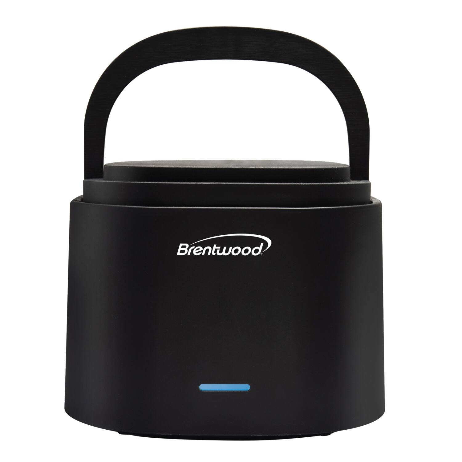 Front. Brentwood - Brentwood Elb-600bk 110-volt 50-watt 0.625-qt. Portable Leakproof Electric Lunch Box (black) - black.