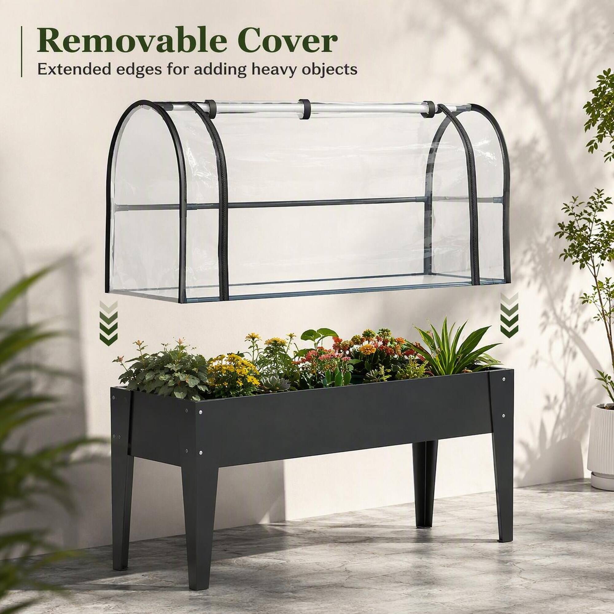 Removable Cover  
Extended edges for adding heavy objects