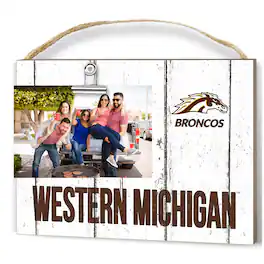 Jardine - Western Michigan Broncos 8'' x 10'' Weathered Clip It Frame - White