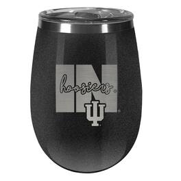 Great American Products - Indiana Hoosiers 10oz. Onyx Wine Tumbler - Multicolor
