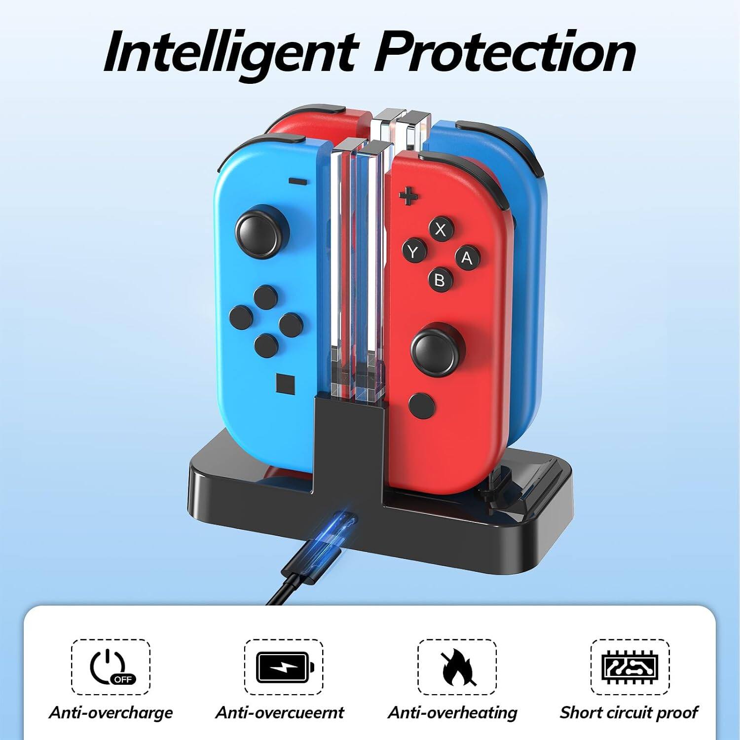 Intelligent Protection

+ Y
X 
A
OFF

Anti-overcharge Anti-overcurrent Anti-overheating Short circuit proof