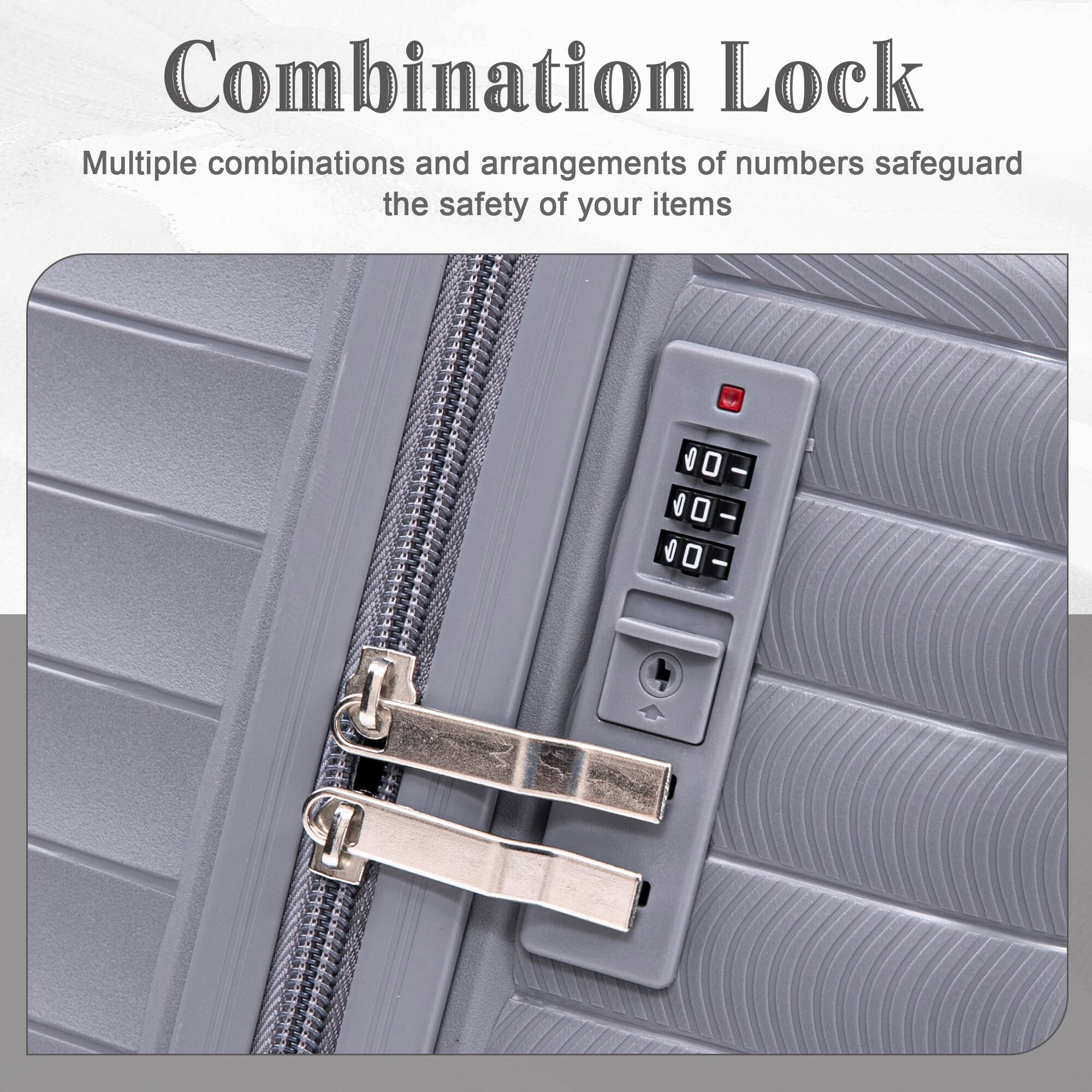 Combination Lock

Multiple combinations and arrangements of numbers safeguard the safety of your items