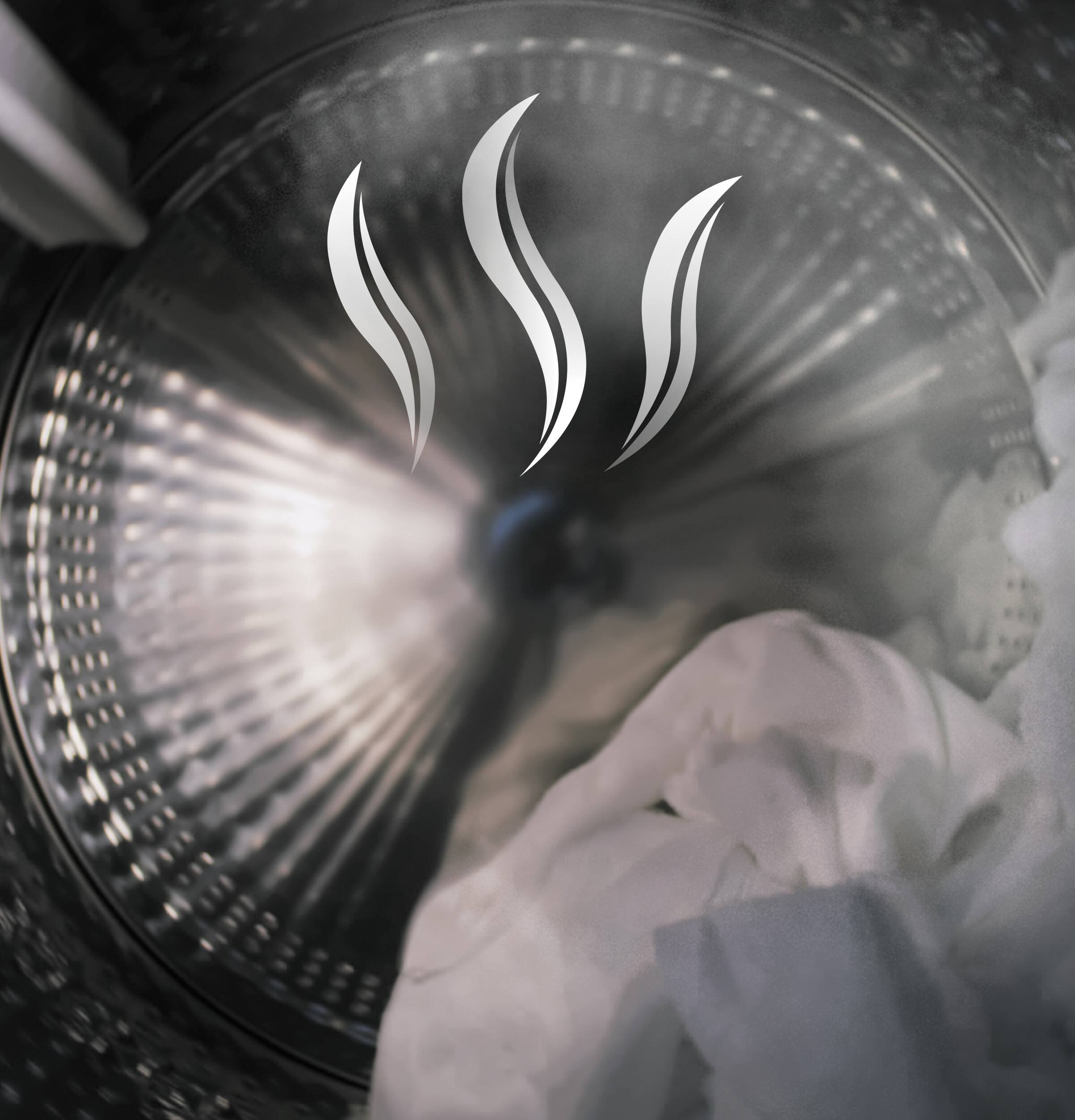 Alt View 9. GE - 7.8 Cu. Ft. Stackable Smart Electric Dryer with Steam - White.