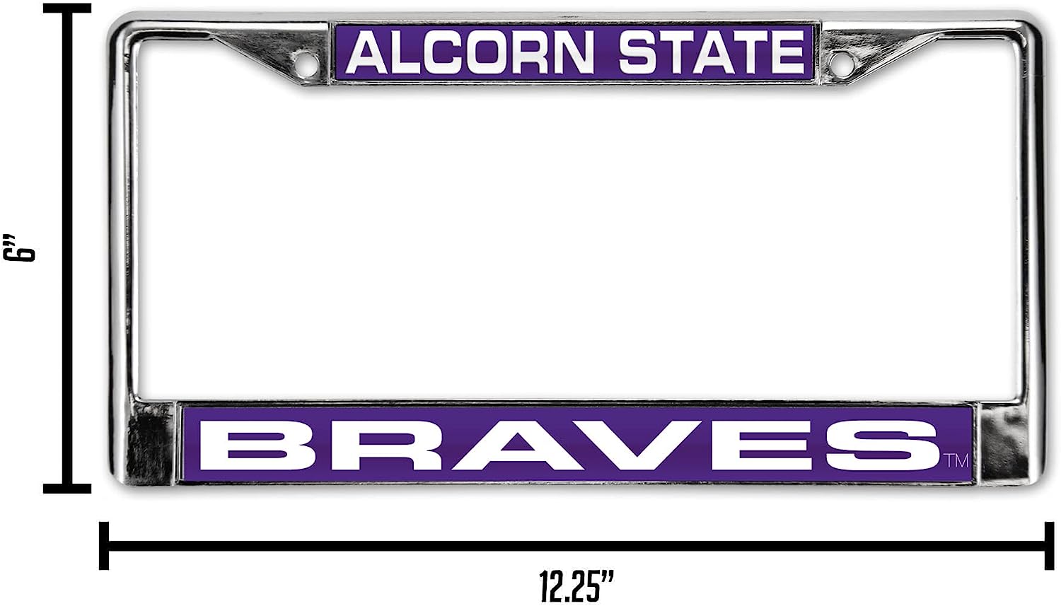 ALCORN STATE  
BRAVES™  

6" x 12.25"