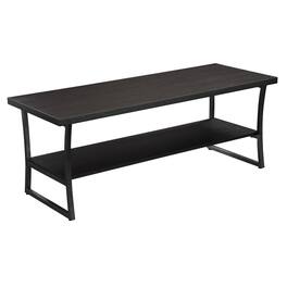 Convenience Concepts - X-Calibur Coffee Table - Espresso/Slate Gray Frame