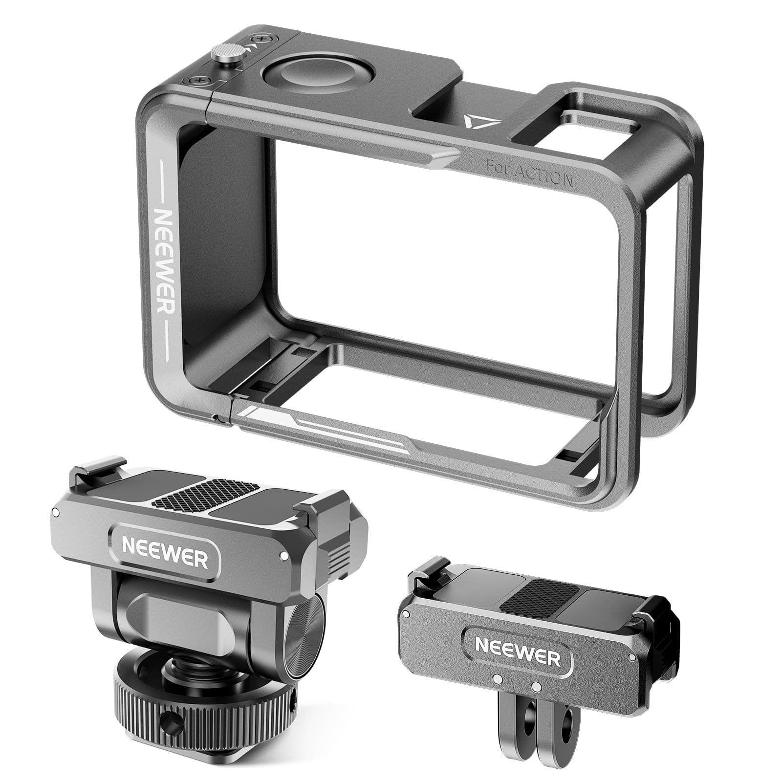 Neewer - DJI OA5 Pro/4/3 Cage Kit, QR Cold Shoe