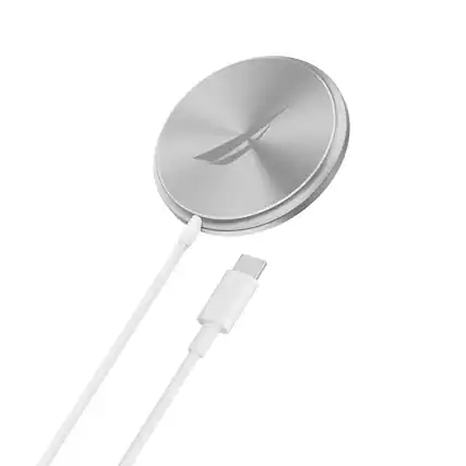 Front. Nautica - Nautica Wireless Charger CH200 Magnetic Magsafe ( White ) - White.