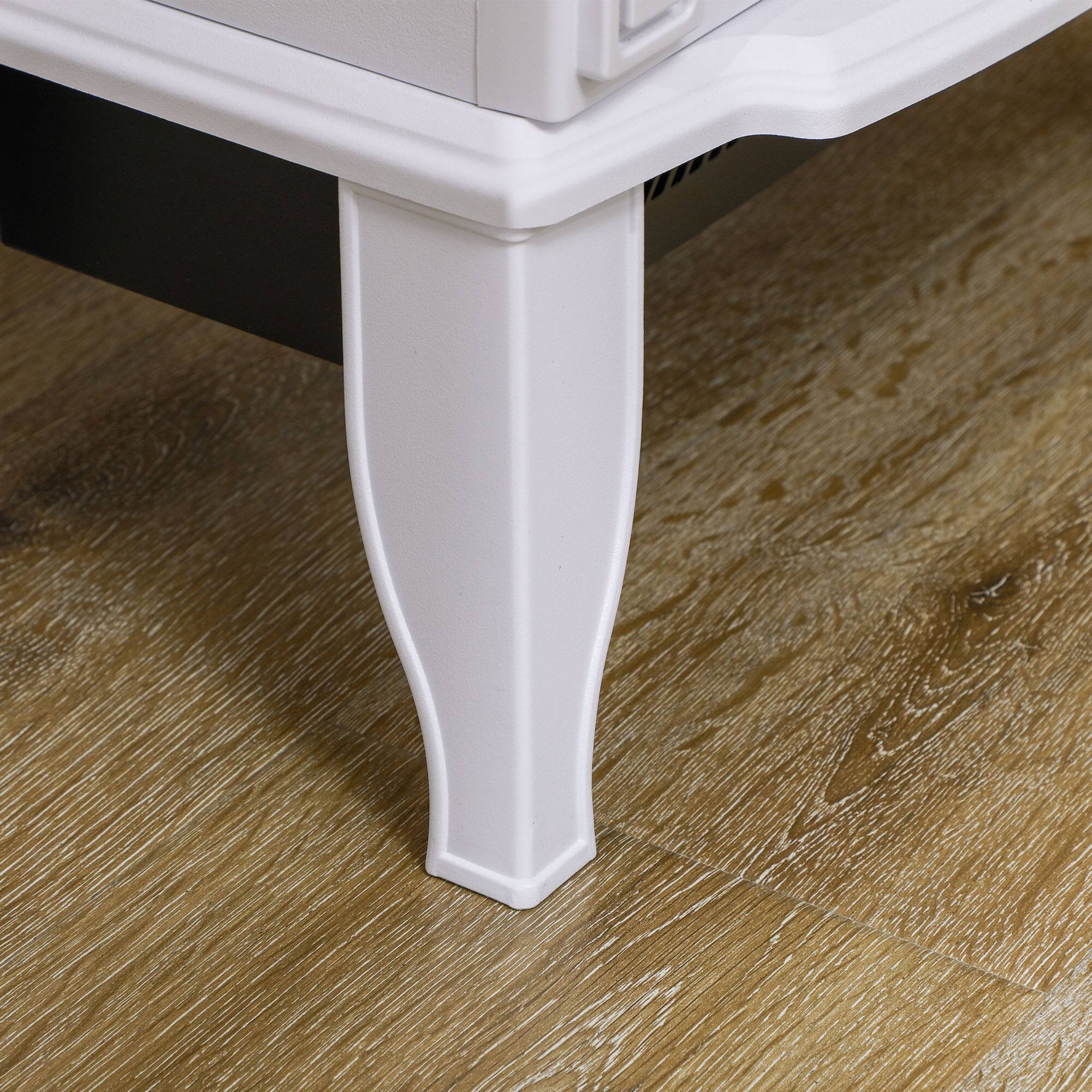 Alt View 8. Homcom - Fireplace Heater - White.