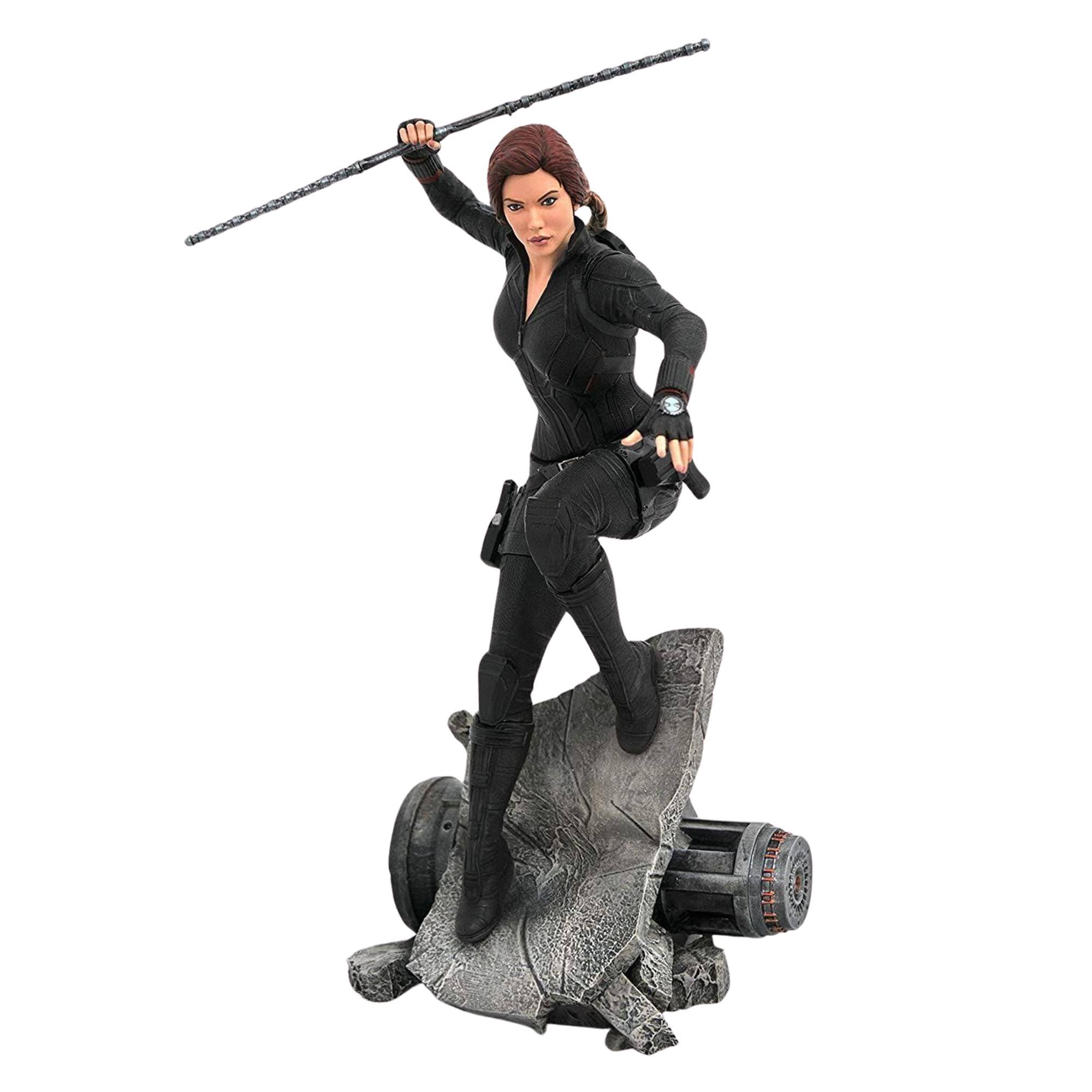 Alt View 2. Marvel - Marvel Premier Collection Endgame Black Widow 12 Inch Resin Statue - Black.