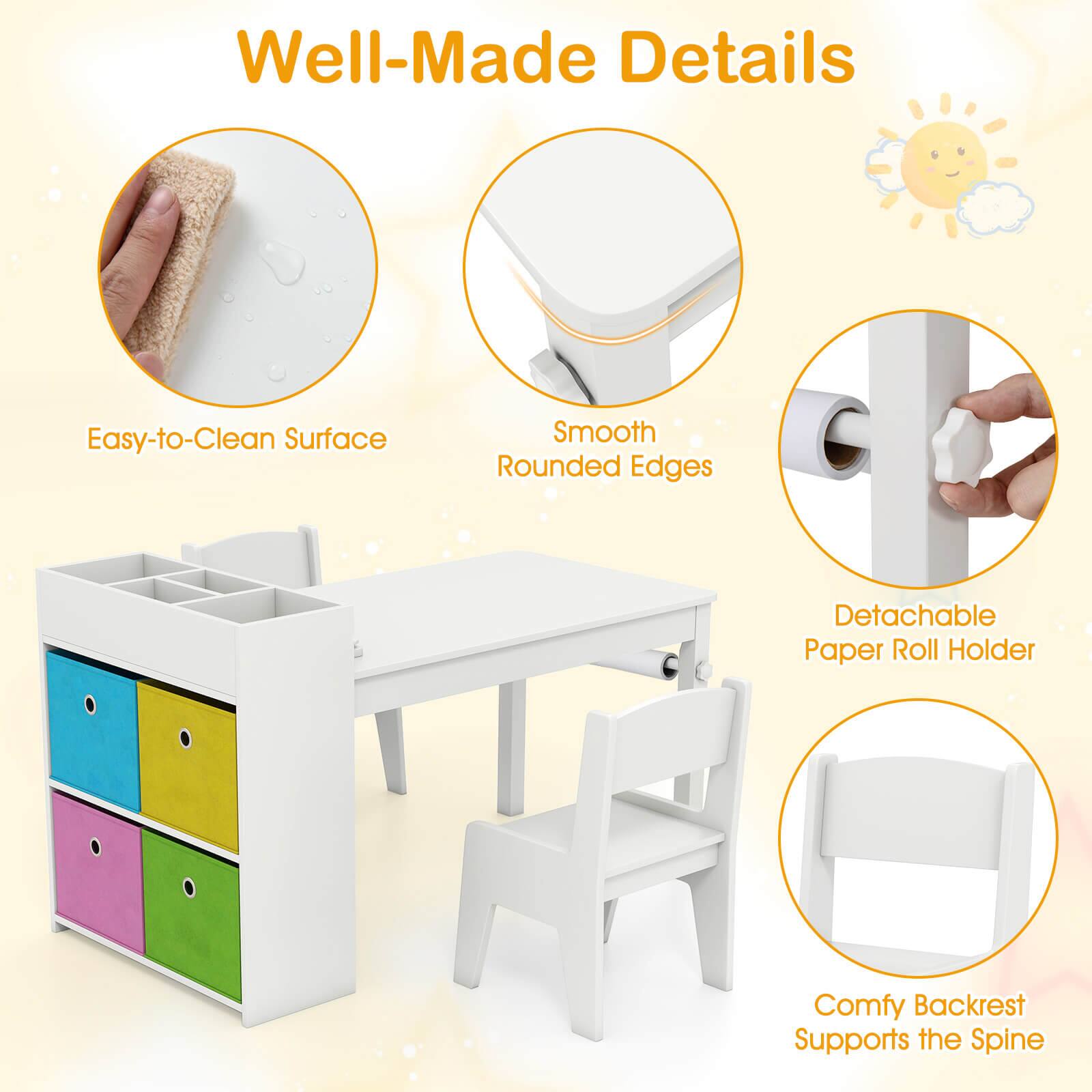 Well-Made Details

- Easy-to-Clean Surface
- Smooth Rounded Edges
- Detachable Paper Roll Holder
- Comfy Backrest Supports the Spine