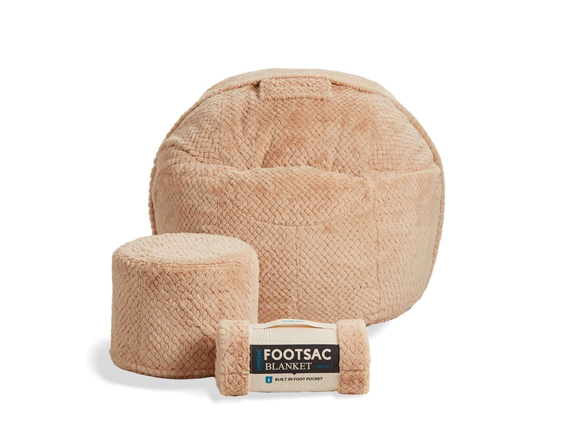 Lovesac - Citysac Bundle - Golden Honey Phur - Front_Zoom