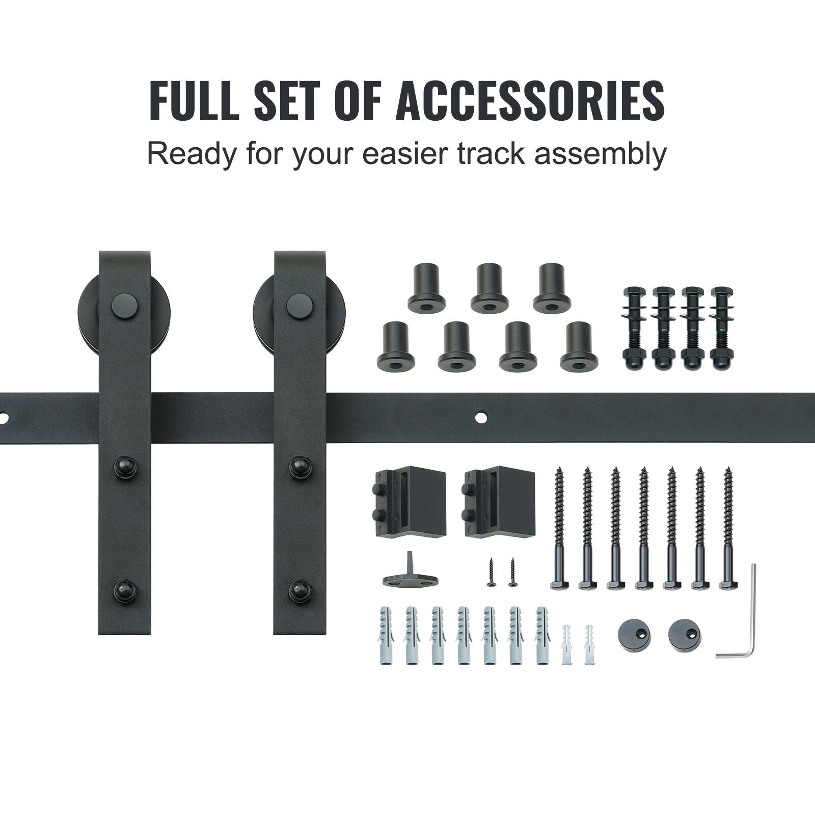 FULL SET OF ACCESSORIES  
Ready for your easier track assembly
