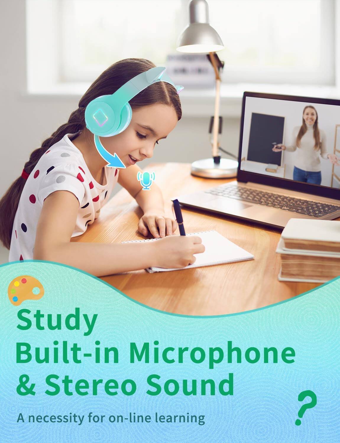 Study Built-in Microphone & Stereo Sound  
A necessity for on-line learning?