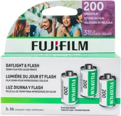 Fujifilm - 135 Fujicolor 200 Color Negative Consumer Film 35mm Roll - 3pk - Front_Zoom