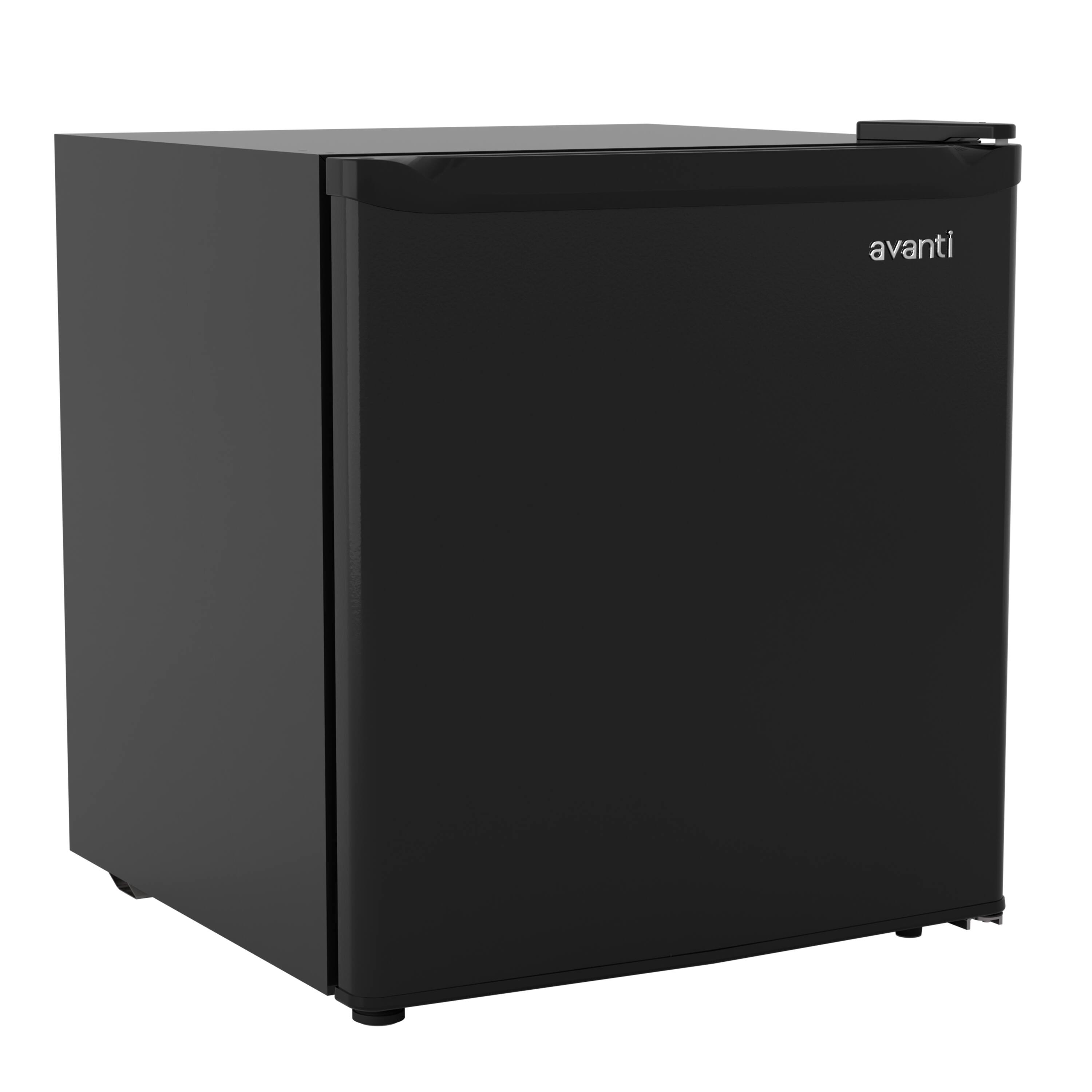 Front. Avanti - 1.6 Cu. Ft. Compact Refrigerator with Auto-Defrost - Black.