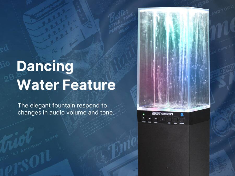 Dancing Water Feature

The elegant fountain responds to changes in audio volume and tone.