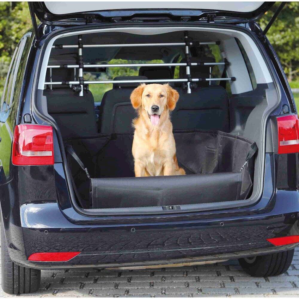 Angle. TRIXIE - Protective Cargo Cover for Small SUVs - Black.