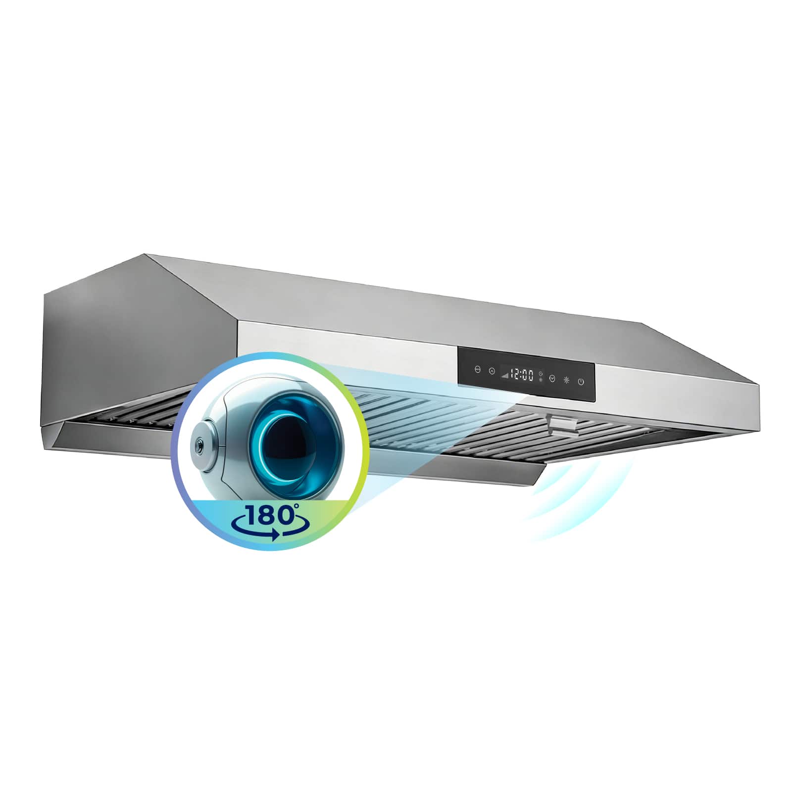 Hauslane - 30 inches - Externally Vented - Under cabinet Range Hood - Stainless Steel