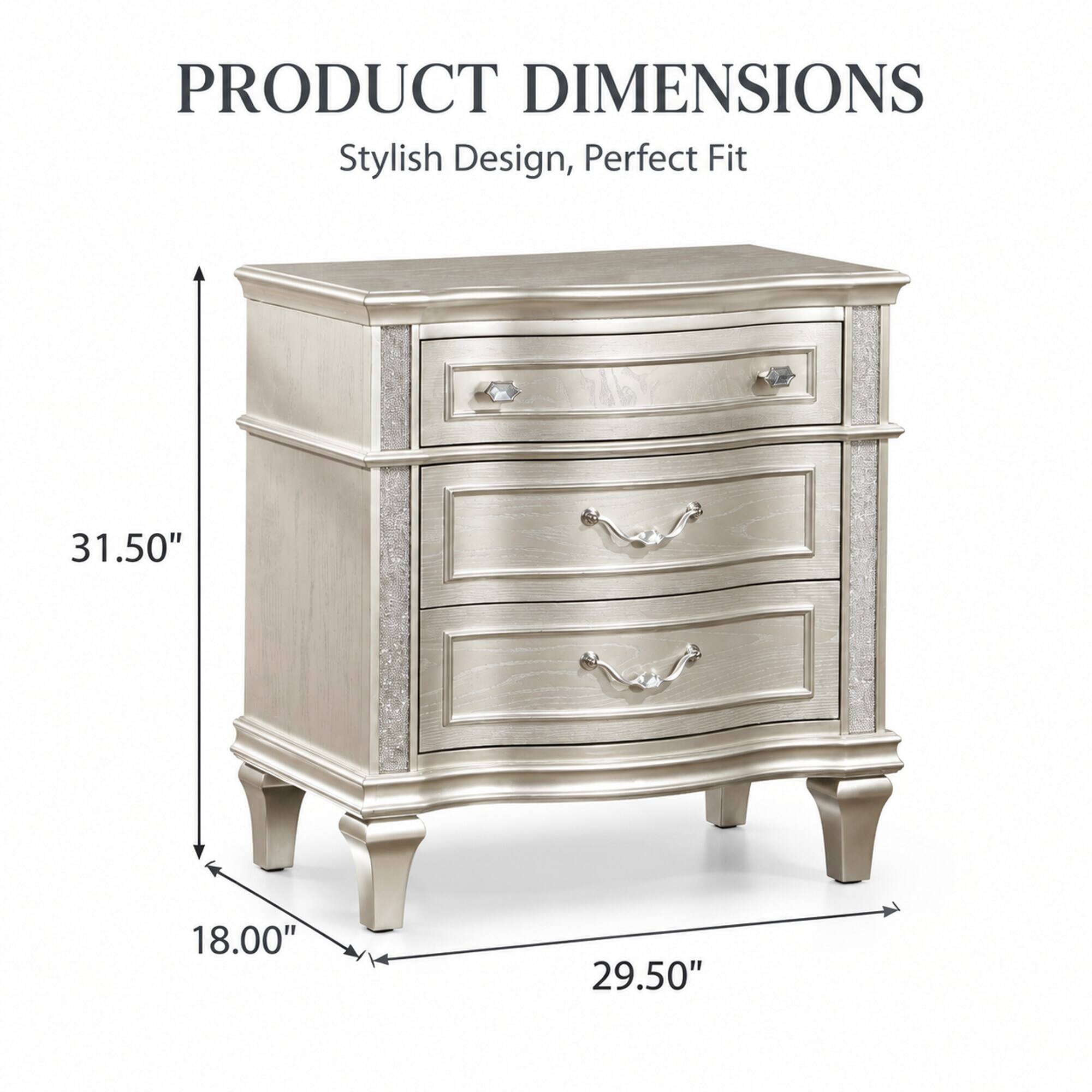 PRODUCT DIMENSIONS  
Stylish Design, Perfect Fit  
31.50"  
18.00"  
29.50"