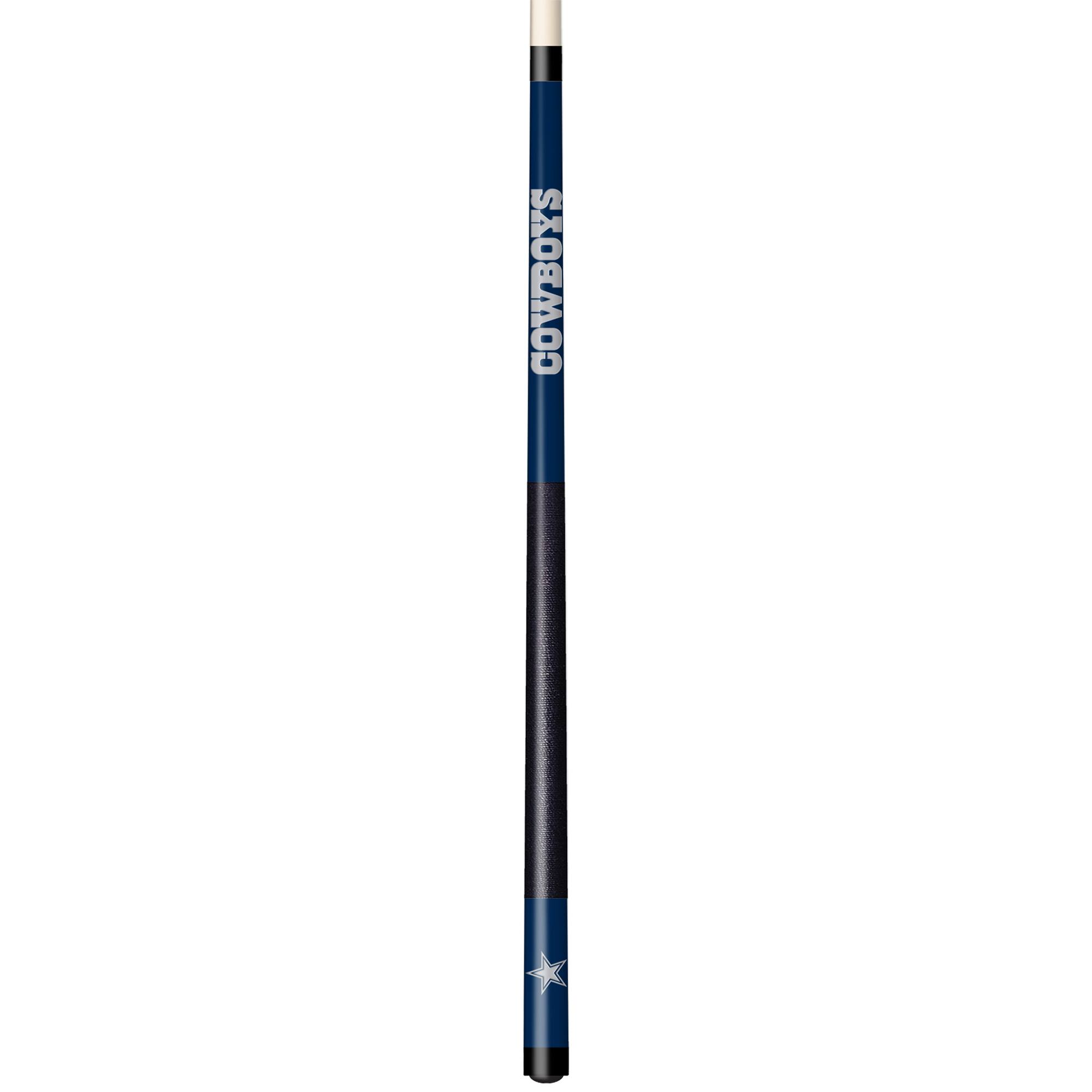 Front. Imperial - Dallas Cowboys Team Color Laser-Etched Cue Stick - Navy.