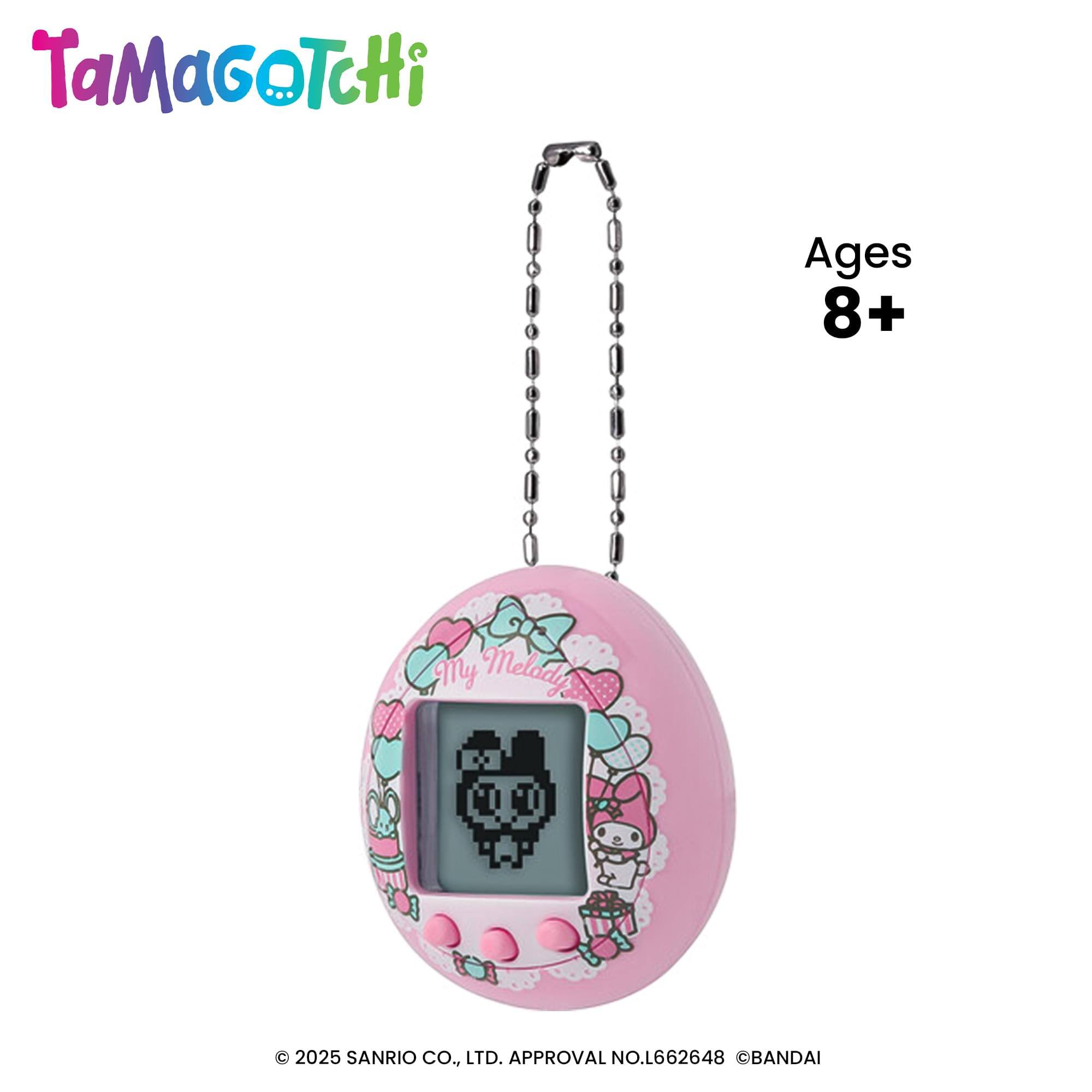 TaMaGoTcHi  
Ages 8+  
My Melody  
© 2025 SANRIO CO., LTD. APPROVAL NO.L662648 © BANDAI
