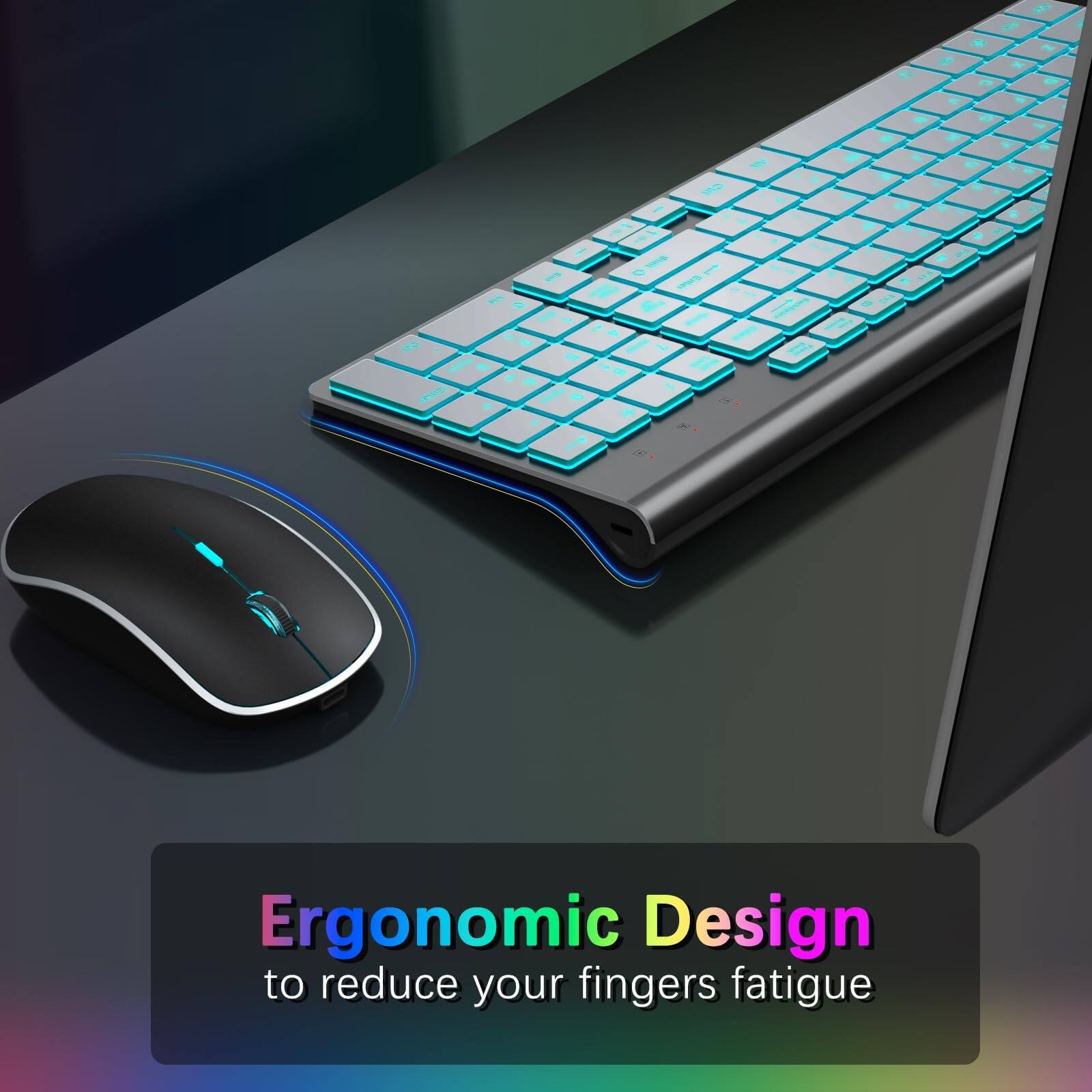 Ergonomic Design to reduce your fingers fatigue
