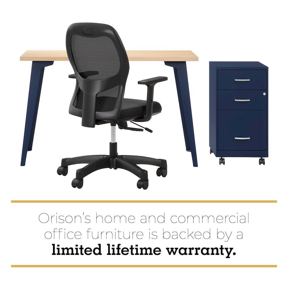 Orison's home and commercial office furniture is backed by a limited lifetime warranty.