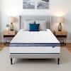 Front. BURFLY1977 - Queen Mattress,12 Inch Hybrid Mattress in a Box, Memory Foam Individual Pocket Springs, Medium Firm, Pressure Relief - White.