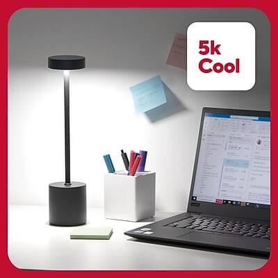 Alt View 3. TRU RED - TRU RED™ LED Desk Lamp, 13.5", Black Metal (TR61984) - Black.