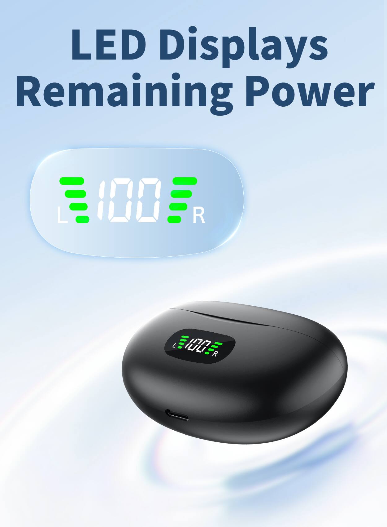 LED Displays Remaining Power  
100  
L  
100  
R