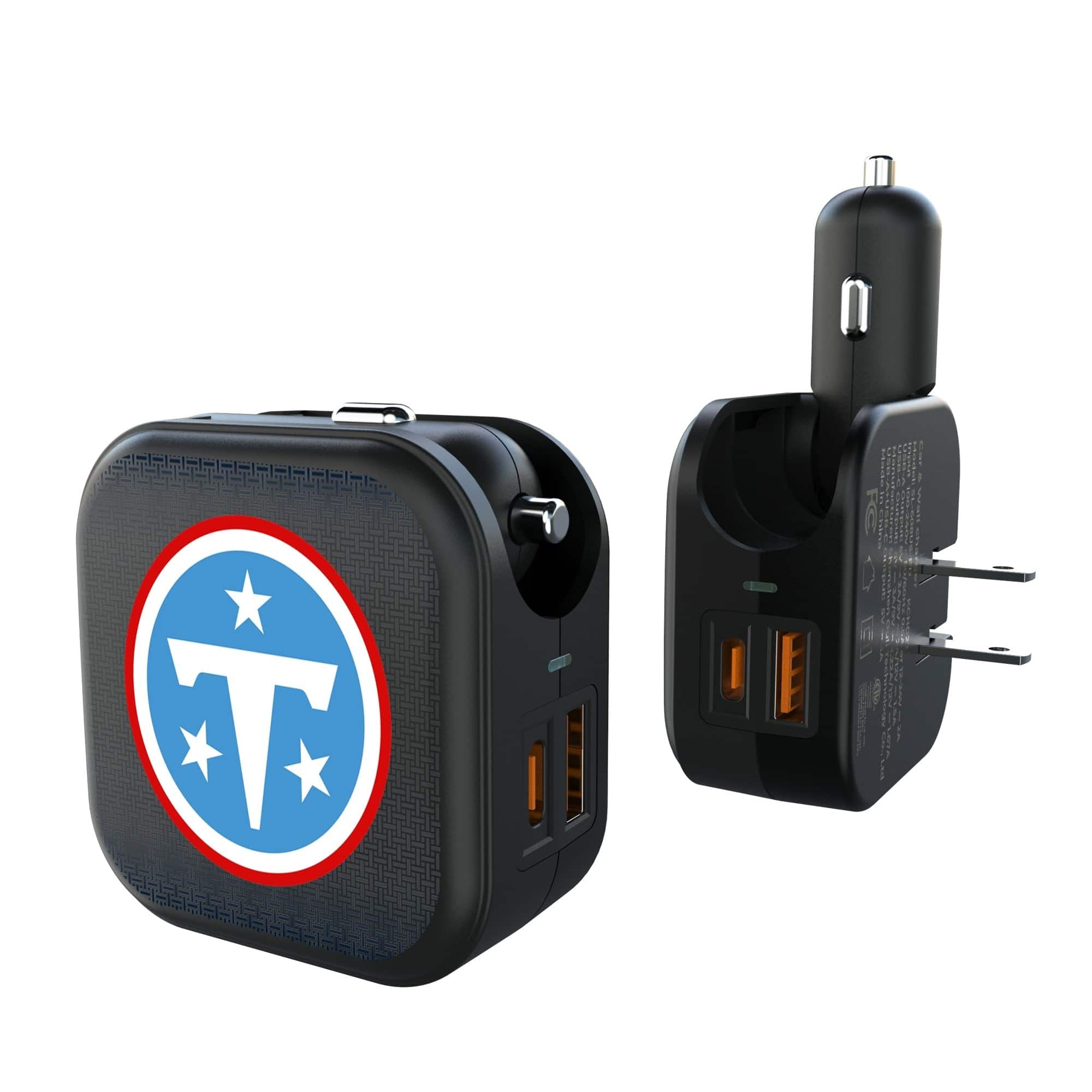 Keyscaper - Tennessee Titans 2-in-1 USB A/C Charger - Black price history on PriceWatchPro
