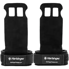 Harbinger - Protective Strength Training Lift Assist Palm Grips - XL - Black