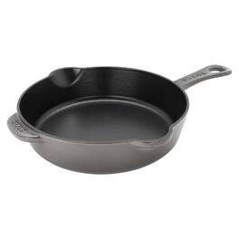 Staub - Cast Iron 8.5-inch Traditional Deep Skillet - Graphite Grey