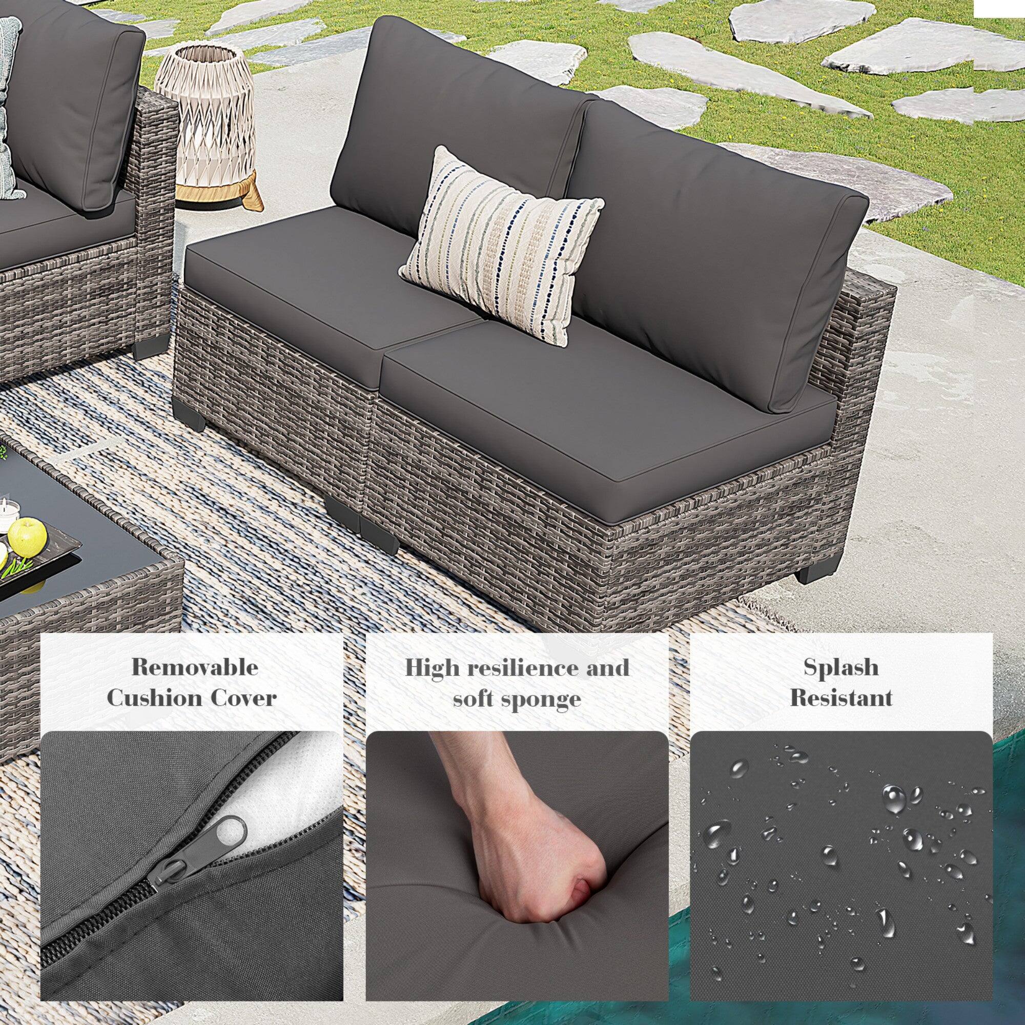 - Removable Cushion Cover
- High resilience and soft sponge
- Splash Resistant